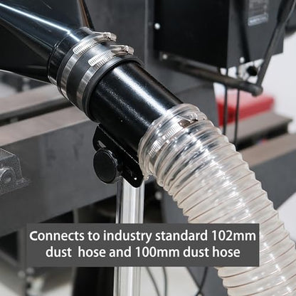 Deluxe Variable Height Dust Extraction Hood with Flexible Rubber Cuff for Interchangable Dust Hood. - color: Bs100b