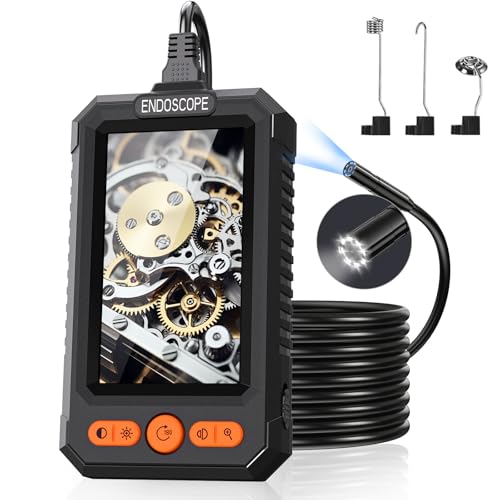 BlueSwan Endoscope Camera with Light 4.3" IPS 1080P Borescope