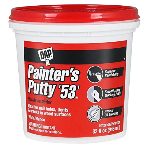 DAP Painter's Putty '53', White, 32 oz (7079812244) - size: 32 oz