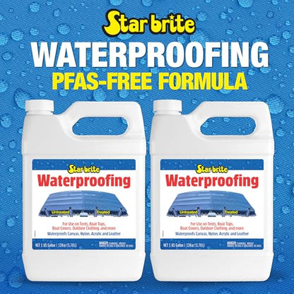STAR BRITE Waterproofing - PFAS Free Spray & Stain Protection - color: 1 Gallon 2 Pack