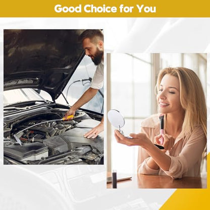 Telescoping Inspection Mirror Set – 360° Viewing for Auto & Home Use