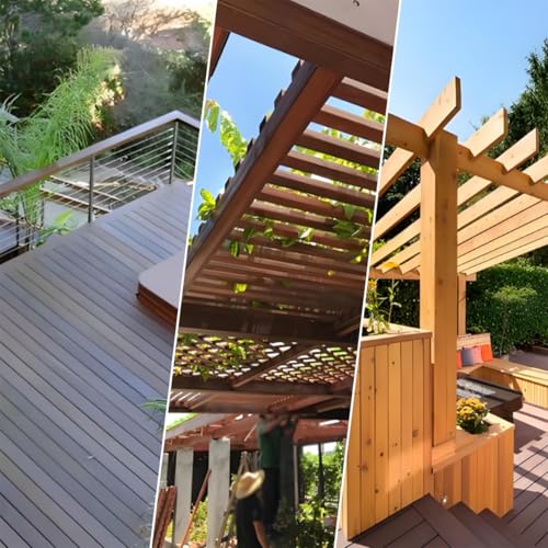 50 PCS #14 x 8” Wood Structural Screws Heavy Duty Hex Head Screws - size: #14x8"