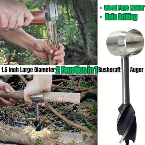 Bushcraft 1.5 inch Scotch Eye Hand Auger