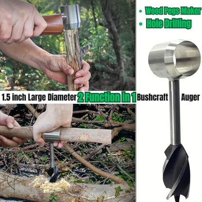 Bushcraft 1.5 inch Scotch Eye Hand Auger