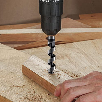 Muretnze 3/4 Inch x 14 Inch Long Auger Drill Bit for Wood - size: 3/4 Inch Diameter x 14 Inch Length