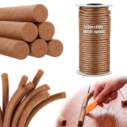 MotiMind Foam Backer Rod for Gap, 1/2 Inch X 25 ft, Brown, 1 Roll - color: Brown, size: 1/2 Inch X 25 ft