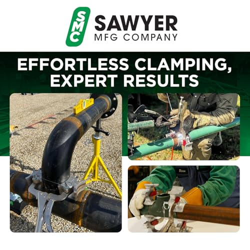 Sawyer Welder's 3rd Hand, Portable Pipe Clamp Alignment Tool for Butt Welds