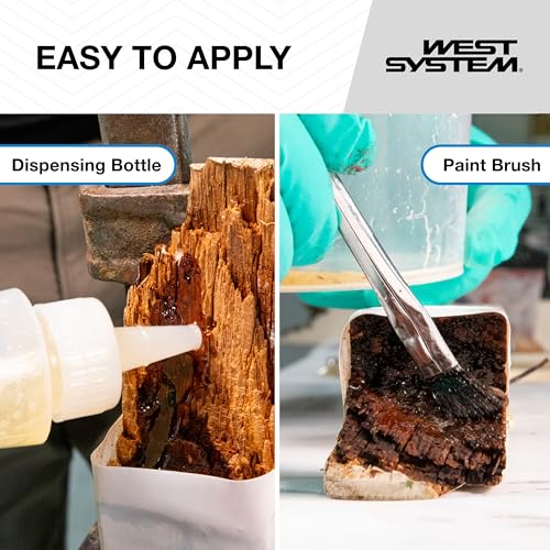West System 690 Wood Rot Repair Kit, Medium | Two-Part Epoxy System - size: Medium Kit