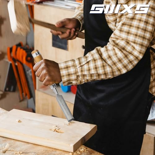 Wood Chisel Set, Steel Woodworking Chisel Set for Woodworking