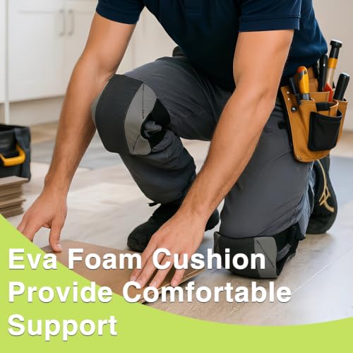 Garden Kneeling Pad and Knee Pads Women, Foam Padding Kneepads, Gray - color: Gray