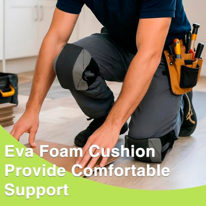 Garden Kneeling Pad and Knee Pads Women, Foam Padding Kneepads, Gray - color: Gray