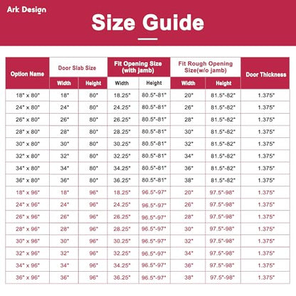 Interior Door,6-Panel Molded Solid Doors,Bedroom Door,28x80 Door - size: 28" x 80"