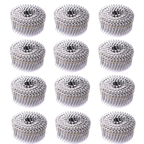 Stainless Steel Siding Nails, 15-Degree 2 Inch *.092 Nails 3600 Pcs - size: 2 inch