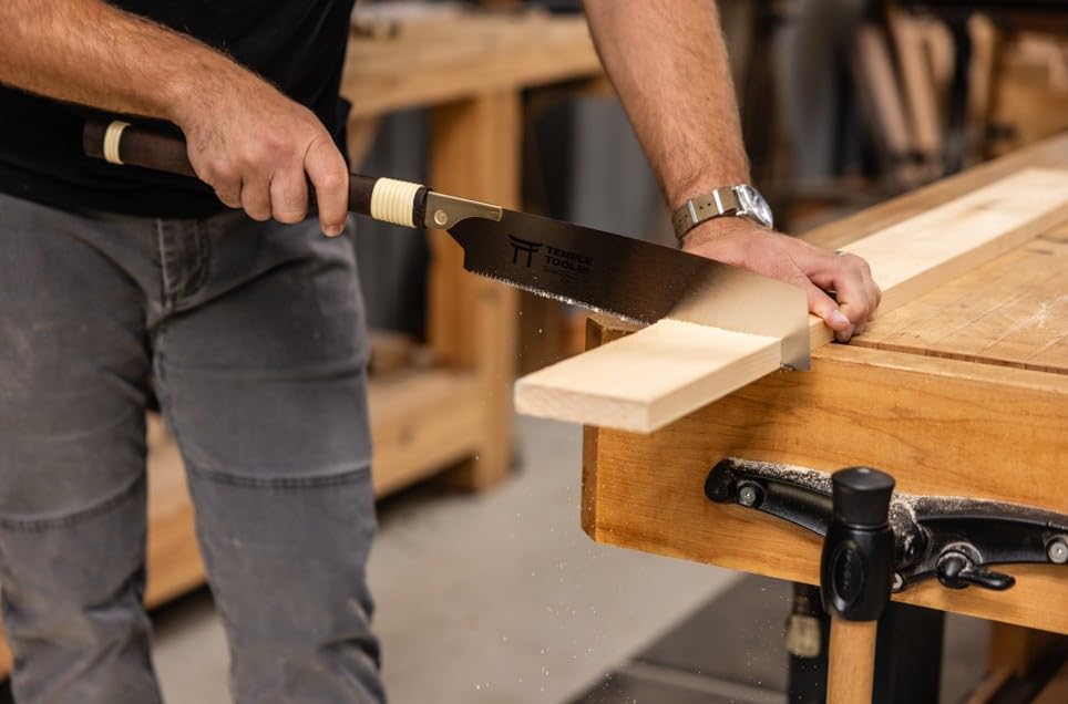Japanese Pull Saw - 10.5 "Kataba Single Edge Hand Saw with Universal blade for Rip Cross Angle Cut -Temple Tool Co.