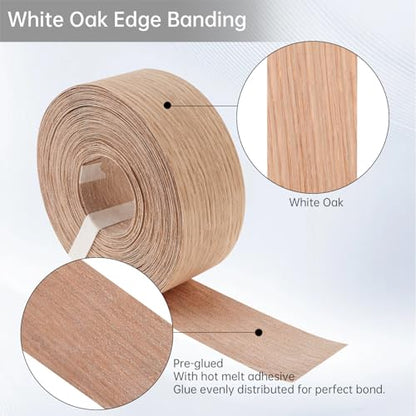 2in*50ft Edge Banding Wood Veneer Strips Adhesive Wood Banding Strips - size: 2 inch * 50 ft (5 cm * 15M)