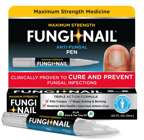 Fungi-Nail Pen Applicator Anti-Fungal Solution 0.101 Fl Oz, 2 Pack - size: 0.1 Fl Oz (Pack of 2)