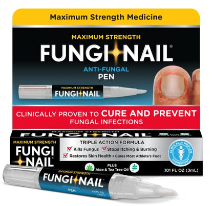 Fungi-Nail Pen Applicator Anti-Fungal Solution 0.101 Fl Oz, 2 Pack - size: 0.1 Fl Oz (Pack of 2)
