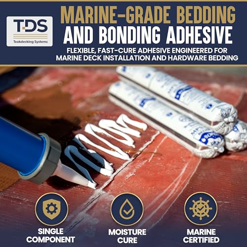 Teakdecking Systems (TDS) MPS-4000 Marine Adhesive Sealant 20oz Sausage