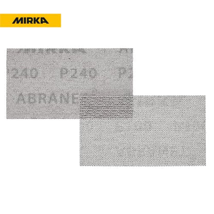 Mirka Abranet 2.75x5 Inch 240 Grit Mesh Sanding Sheets Hook & Loop, 50 Pack - size: Grit 240
