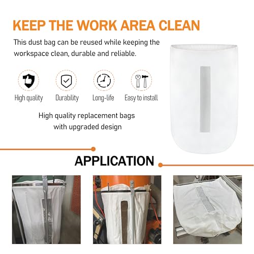 70 Gallon Dust Collector Bag For Grizzly, Harbor Freight, Wen, Delta, JET