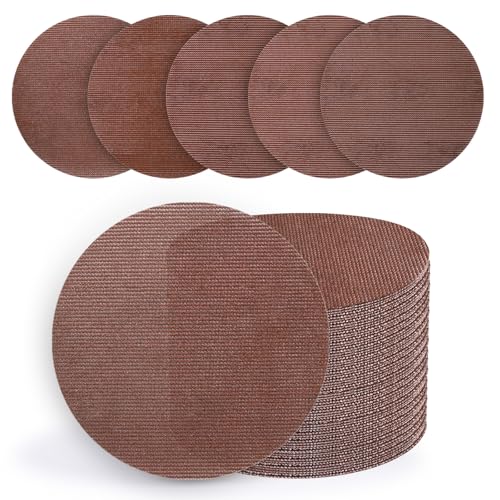 50 Pcs 5 Inch Mesh Sanding Disc Assortment for Random Orbital Sander - style: 5 Inch