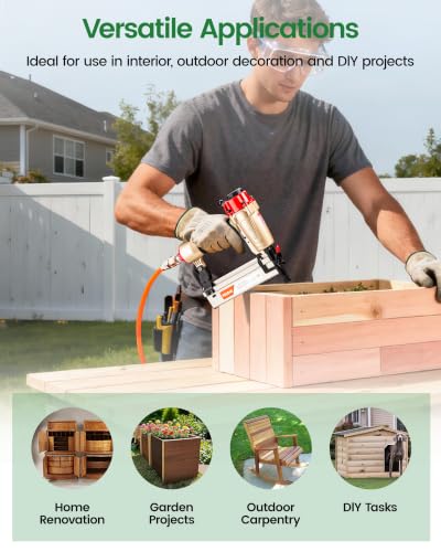 meite 18 Gauge 2-in-1 Staple Gun, Pneumatic Brad Nailer and Stapler