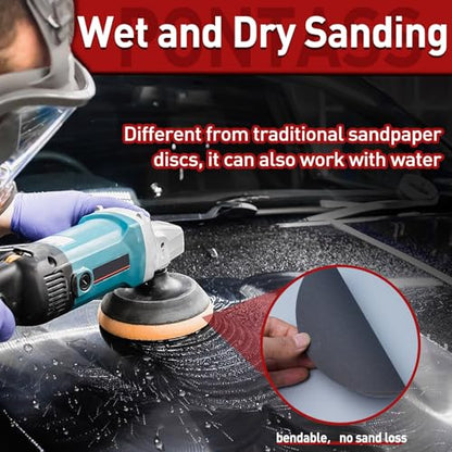 Sanding Discs,50Pcs 6 Inch 600 Grit Hook and Loop Sandpaper - style: 600 Grit