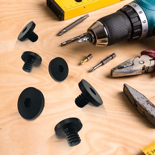 20 PCS Replacement Bolts Compatible with Suncast Storage Sheds - color: Black