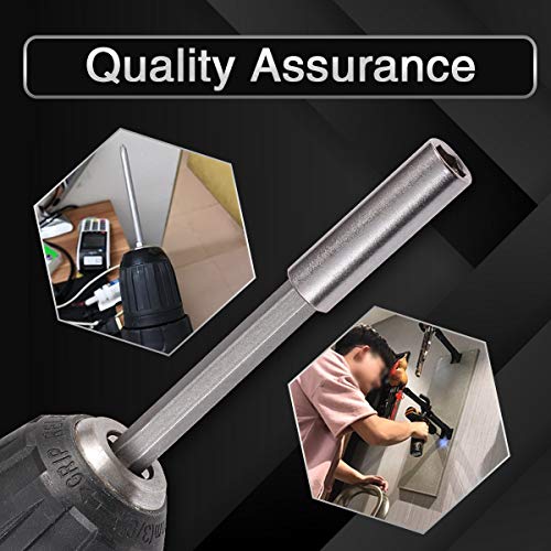KATUR 60-150mm Magnetic Bit Holder Extension, Quick Release Screwdriver Drill Bit Holder Extension for Screws, Nuts, Drills, Handheld Drivers, 4Pcs, 1/4 Inch Hex Shank