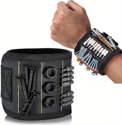 Magnetic Wristband, Wrist Magnet Tool Belt for Holding Screws