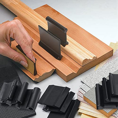 11 PCS Contour Sanding Grips with 21 Profiles