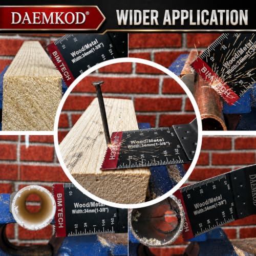 50PCS Bi-Metal Metal Cutting Oscillating Blades for Wood & Plastic