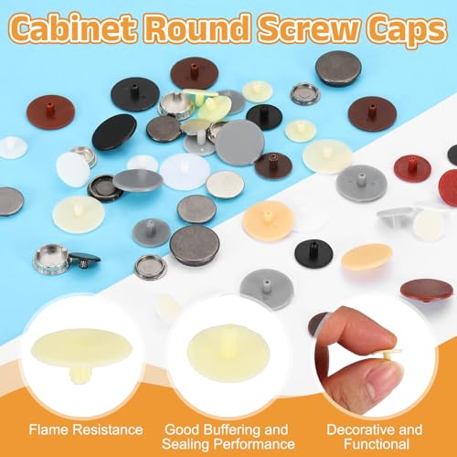uxcell 300Pcs 3x13mm Plastic Hole Plugs, Round Screw Cap Cover, Panel Drill Hole Plugs for Furniture Cabinet Cupboard Shelves Fencing Post Pipe Insert End Caps, Beige - color: Beige, size: 3x13mm