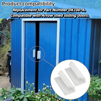 DK100-A Sliding Shed Door Tune-Up Kit for Arrow Shed Doors - color: White