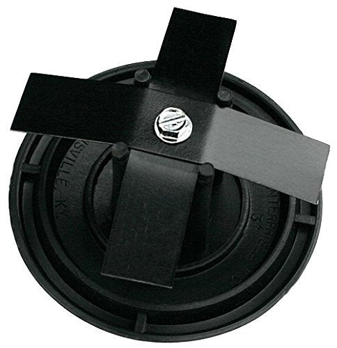 Round Pyramid Black Light Pole Top Caps - size: 2-4