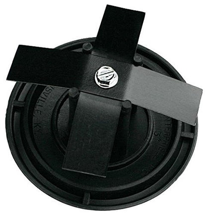 Round Pyramid Black Light Pole Top Caps - size: 2-4