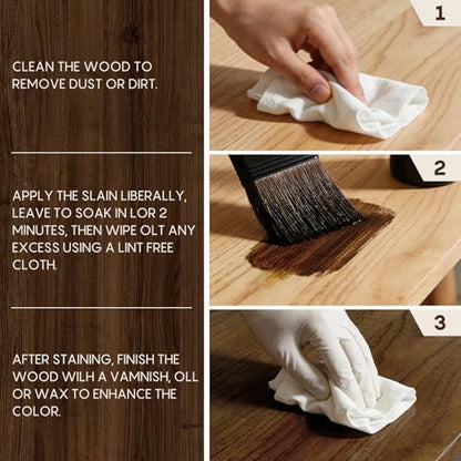 SENVEN Wood Stain, Polyurethane Clear Wood Stain 1000ml/35oz Clear-Stain for Woods, Furniture, Cabinet, Fast Drying Woods-Stain, Protective Wood Finish Wood-Stains, Water Based Wood-Stains Sealer - color: Clear, size: 35 Fl Oz