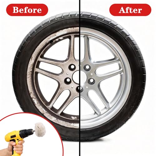 Tnisesm 15Pcs Buffing Wheel Kits,Polishing Wheels Buffing Pads for Drill for Metal Aluminum,Stainless Steel, Chrome, Jewelry, Wood, Plastic, Ceramic, Glass,etc - color: white-15PCS