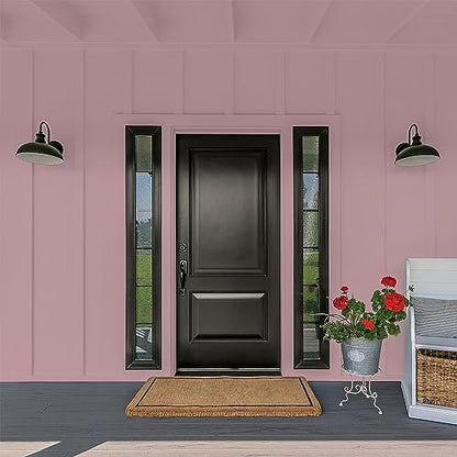 Glidden Total Exterior Paint & Primer All-in-One, Coffee Rose/Purple, Flat, 1 Gallon - color: Coffee Rose, size: 128 Fl Oz (Pack of 1)