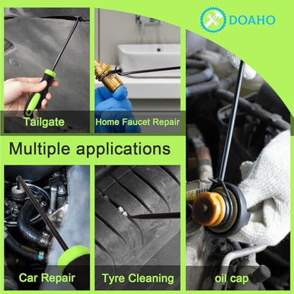 Doaho 12PCS Automotive Precision Hook and Pick Tool Set - color: Green-12 Pcs Hook and Pick Tool Set