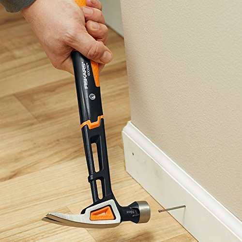 Fiskars Pro IsoCore 13.5" Finishing Hammer with Rip Claw, 16oz - style: Rip Claw Finishing Hammer