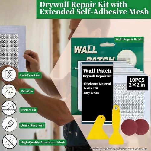Drywall Repairs Patch Kit, Wall Patch Repair Kit, Drywall Hole Repair Patch