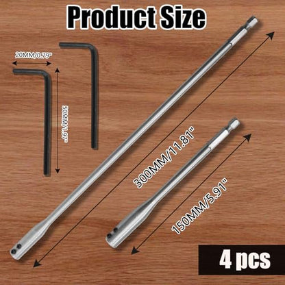 4 Packs Drill Bit Sets, 6 and 12 Inch - size: 4