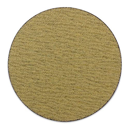 BHA 5" No Hole Hook & Loop Sanding Discs for DA Sander, 80 Grit - 100 Pack