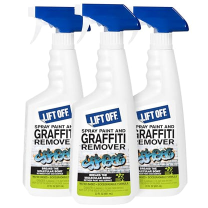 Lift Off Spray Paint & Graffiti Remover, 22 fl oz, 41101 (Pack of 3) - size: 22 Fl Oz (Pack of 3)