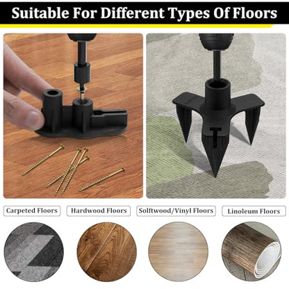 Noisy Floor Repair Kit with 100 Screws and 5 Tools - size: 100 Screws