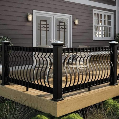 HZIU 61 Pack 32.25" Deck Balusters with Screws ，Iron Deck Railing - size: 32.25 Inch