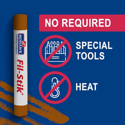 Mohawk Fil-Stik Wax Putty Stick, Medium Brown Walnut M230-0207, 1 Count