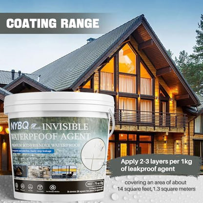 Waterproof Sealant 70oz, Invisible Waterproof Anti-Leaking Sealant Agent - size: 70OZ