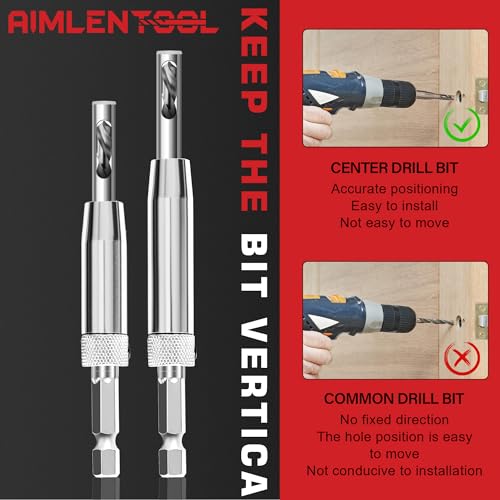 17pcs(5/64-1/4") VIX Bits Self Centering Drill Bit Set